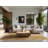 Soft Plush Faust New Years Modern & Contemporary Abstract Area Rug in Brown – Beige Binding-1556478014