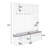 Hall Tree 59" Wide With Bench And Shoe Storage-1972714396