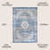 Marzo Ornate Bohemian Medallion Blue/Dark Gray Rug