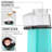 OVENTE Hot Air Popcorn Popper Maker with Measuring Cup, One-Touch Power Button and BPA-Free, 1400W Small Electric Corn Kernels Popping Machine for Kids Party and Movie Night, 16 Cups, Turquoise PM11T