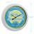 Margaritaville 15.75" Indoor/Outdoor Wall Clock