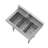 DeerValley 38"x 24" Triple Bowl Freestanding Stainless Steel Utility Sink with Faucet and Drain Assembly