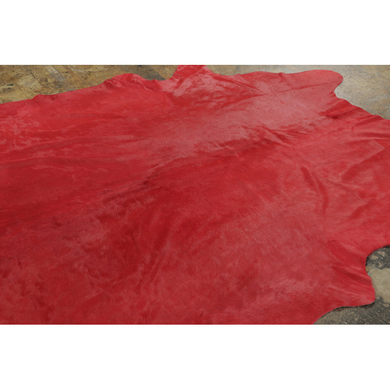 Modern Area Rug, Red, Novelty 7'1" x 8'2"