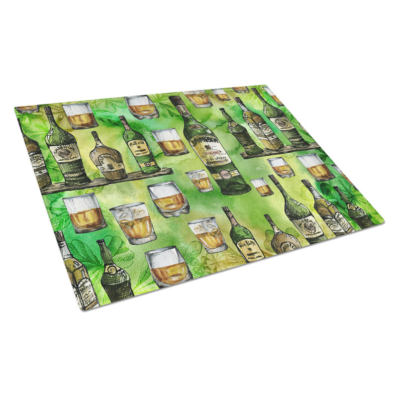 Planche à découper en verre de caroline irish whiskey