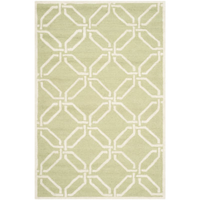 Cambridge Hand Tufted Wool Geometric Rug
