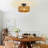 Clouden 12 in. Bohemian Rattan Semi Flush Mount-162765343-165719561
