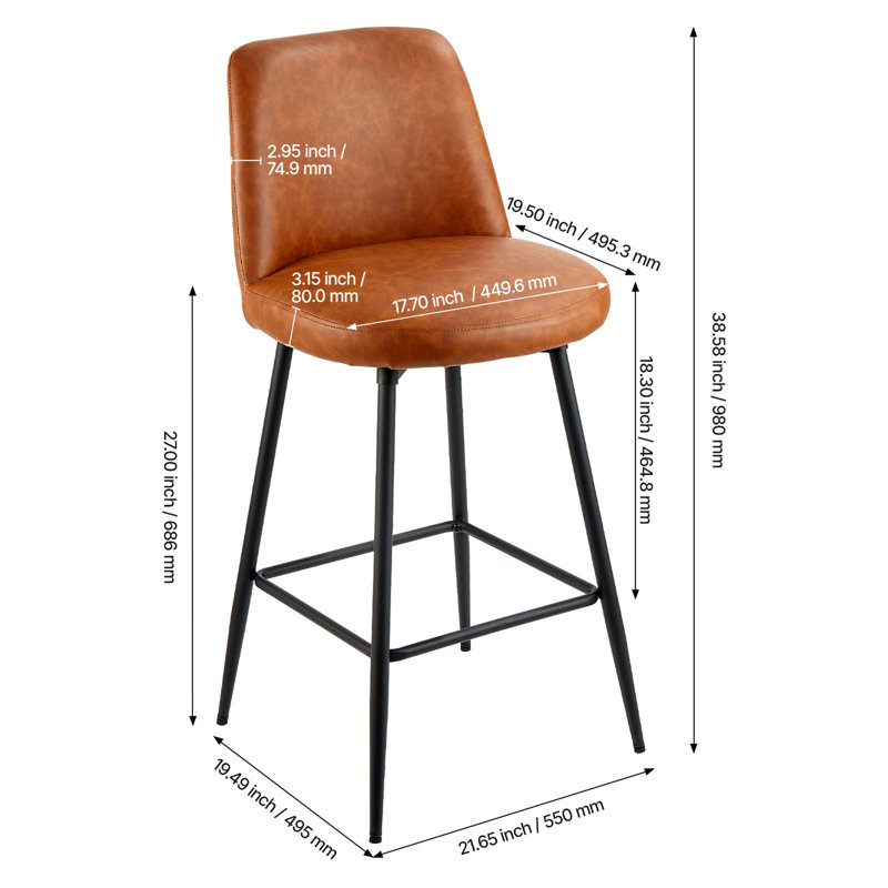 Bar Stool Set of 3