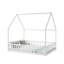 Lit de maison avec structure de toit, lit en bois de pin avec garde-corps-1404702609-1404702610