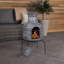 Cylinder Wood Burning Smokeless Chimnea