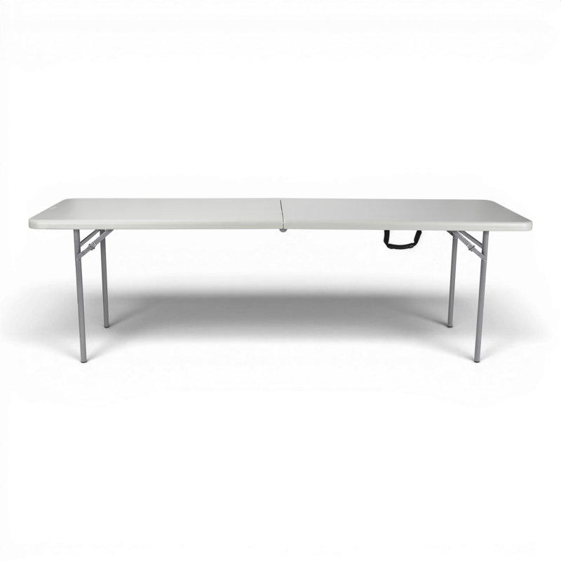 Demi-table pliante en plastique Frank, H 29,25 po x l 96 po x P 30 po