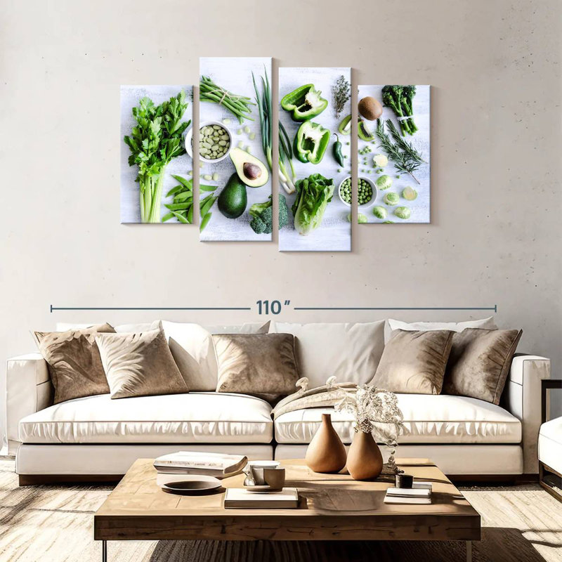 Yarlin Healthy Greens, 48'' H x 75'' W