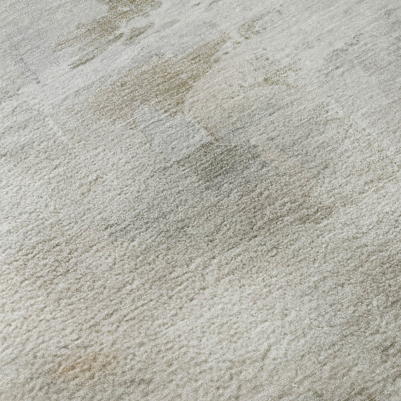 Premium Machine Washable Mayfield Abstract Rug, Linen, 2'6" x 3'10"