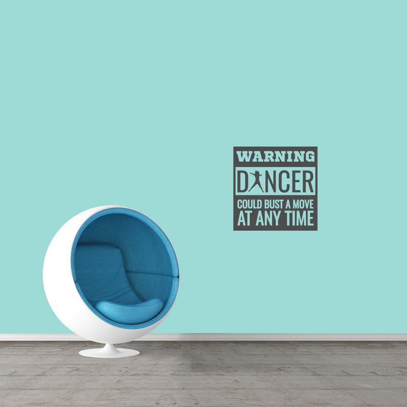 Adhésif décoratif "warning dancer" High Littleton, Gris foncé