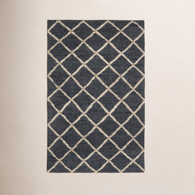 Kali Natural Flatweave Geometric Jute Rug