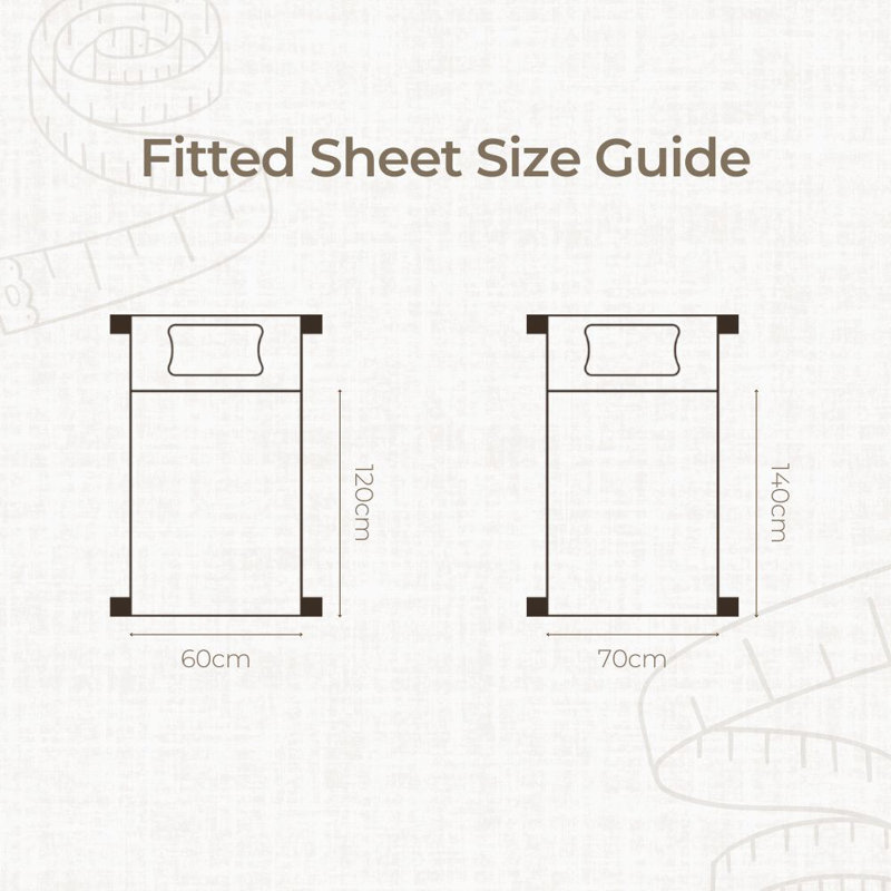 Cotton 2 - Piece Cot Fitted Sheet