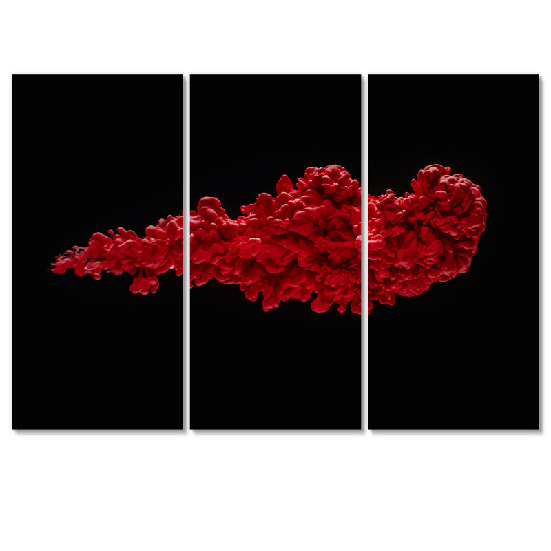 «Red River Or Red», reproduction d'art sur toile moderne, H 28 po x l 36 po x P 1 po