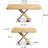 47.25"-63" Dining Table, Naturalistic Hue, Seats 4-6, Retractable, Strong + Steel Natural Appearance, Tough