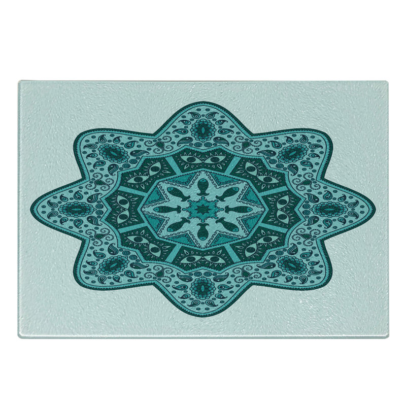 Planche à découper en verre trempé Ambesonne