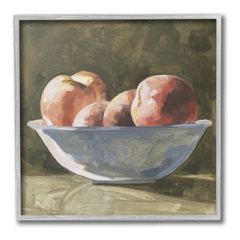 «Apples in Bowl Still Life», art de la giclée encadrée par Emma Caroline, Estampe numérique Farmhouse, H 24 po x l 24 po