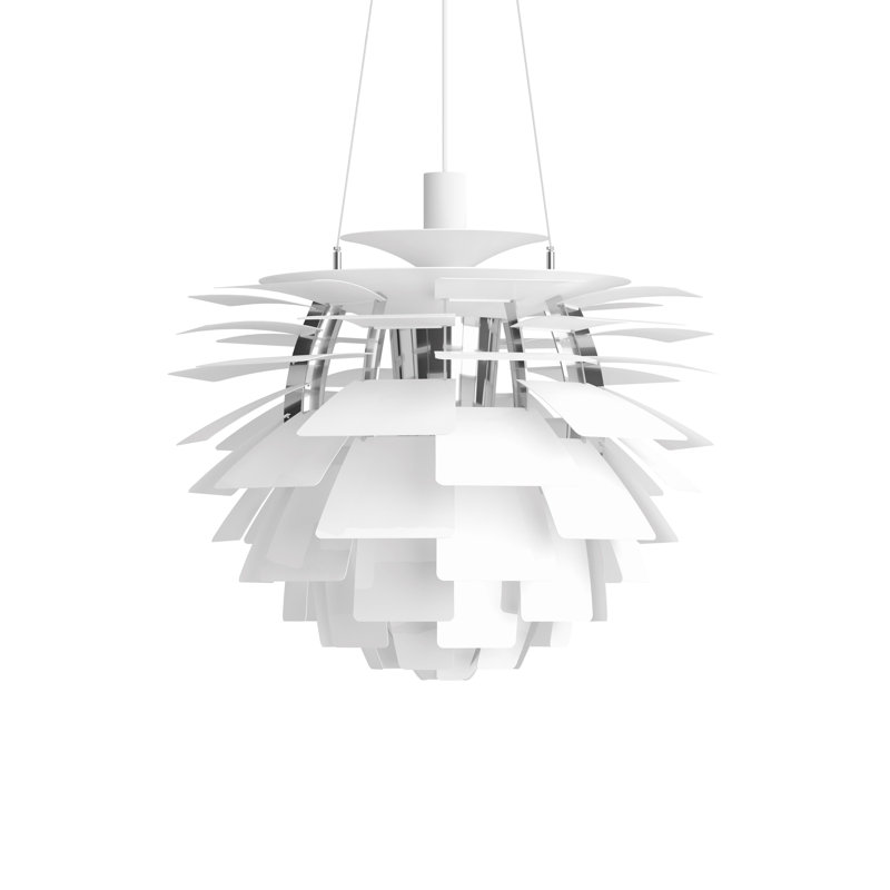 PH Artichoke 1 - Light LED Pendant, 162.4" H x 18.9" W x 18.9" D, White, 3000K