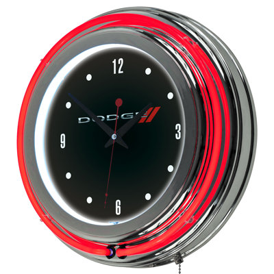 Horloge murale 14,5" à logos densité