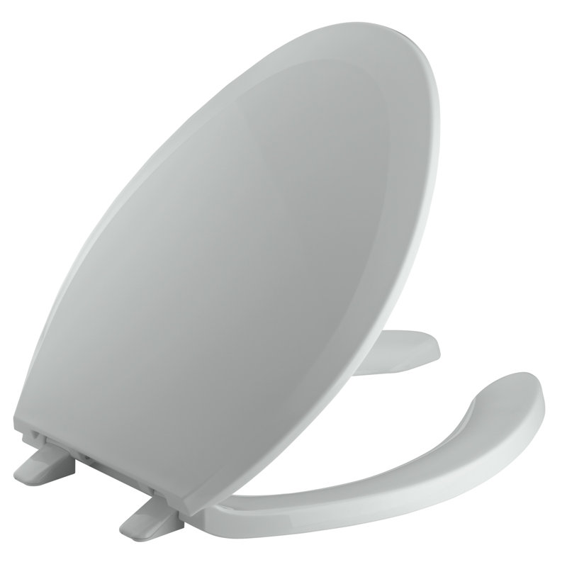 Kohler Lustra Elongated Toilet Seat, Ice grey