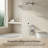 Wall Mounted Shower System with 8-Inch Rain Shower Head and Storage Shelf-122531593