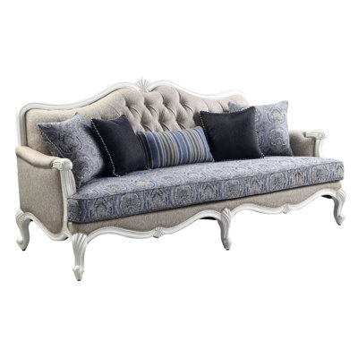 Ciddrenar White Sofa W/5 Pillows