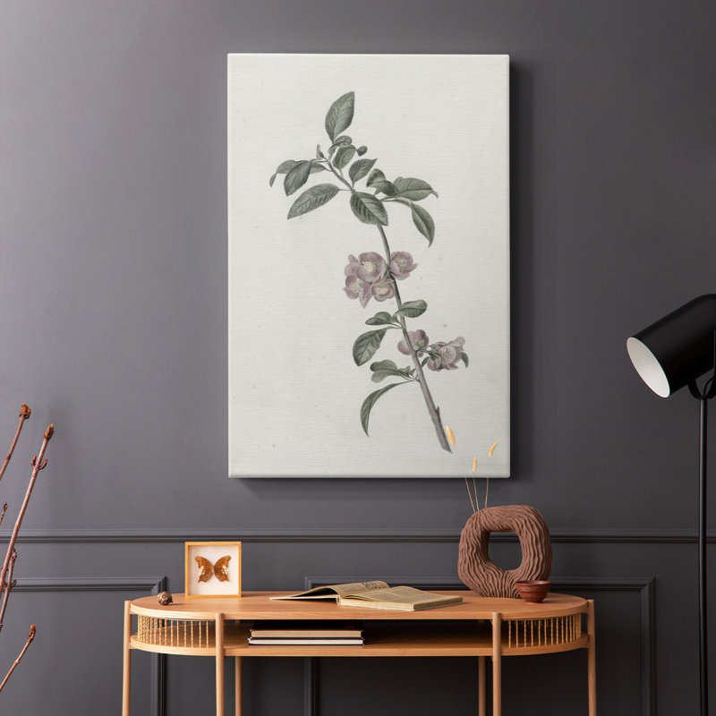 Motif floral rétro CLXIV - galerie Cavas, H 60 po x l 40 po