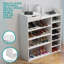 18 Pair Stackable Shoe Rack
