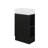 18.6" Small Bathroom Vanity With Sink, Bathroom Cabinet With Two-Tier Shelf, Toilet Paper Holder And Soft Closing Doorc-114193838