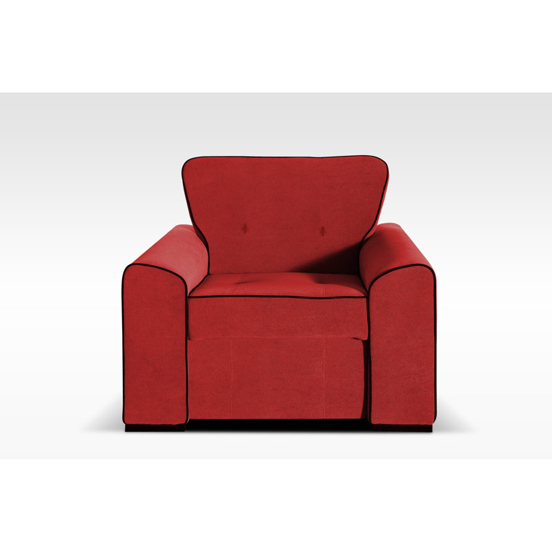 Auster Sofa Bed, Dark Red