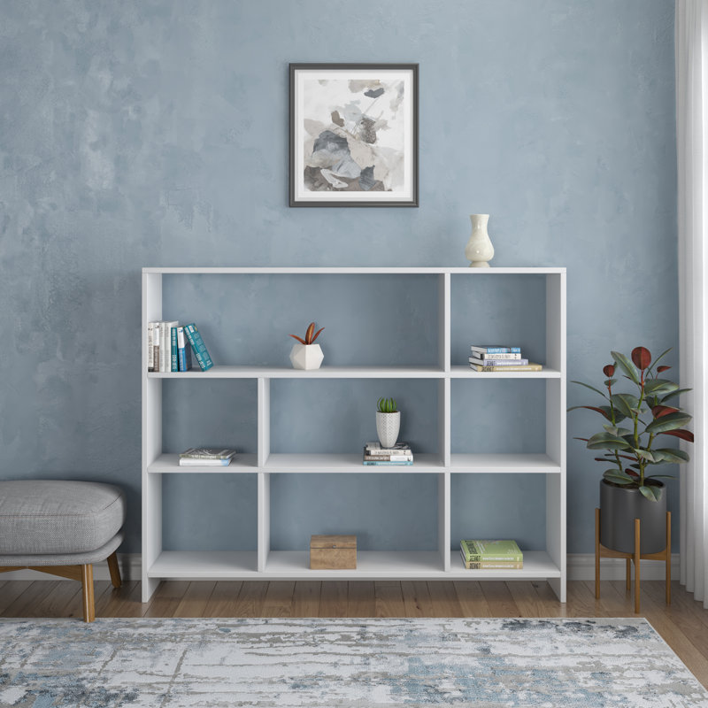 Jayvian Bookcase, White