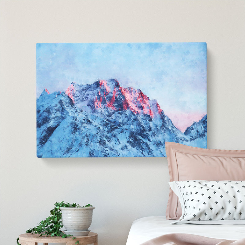 Mountain Peak In Russia - Wrapped Canvas Print, 35cm H x 50cm W x 3cm D