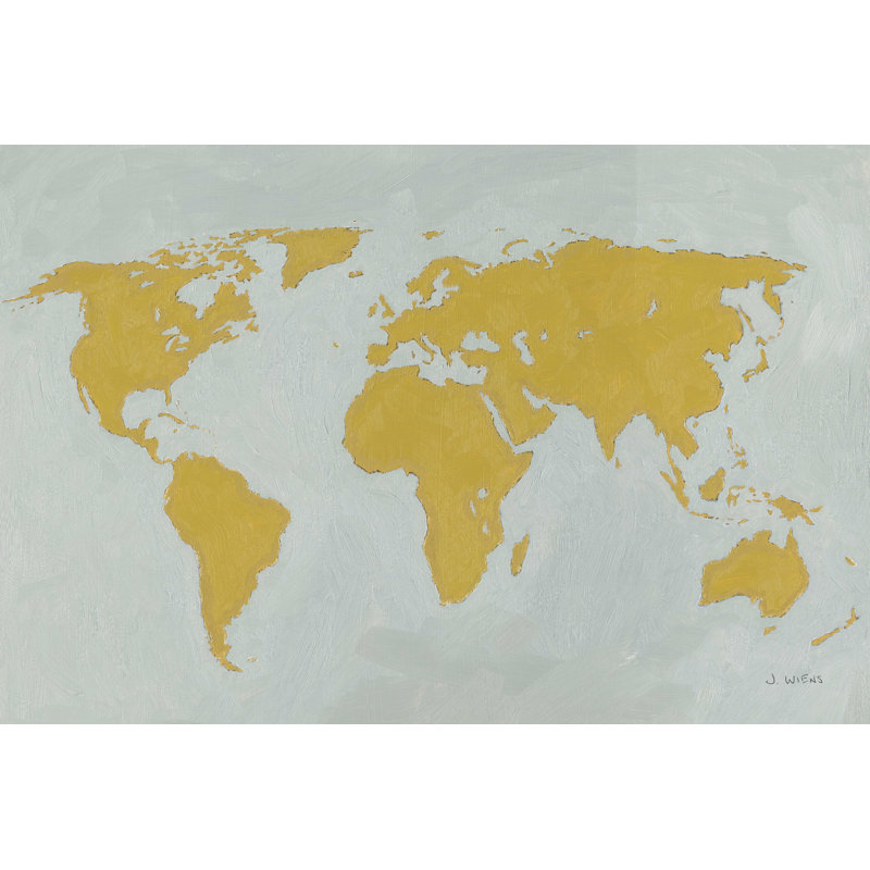 Golden World Crop, H 8 po x l 12 po, Non, Toile tendue
