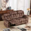 Canapé inclinable manuel moderne de 83,4 po de largeur avec canapé inclinable en microfibre