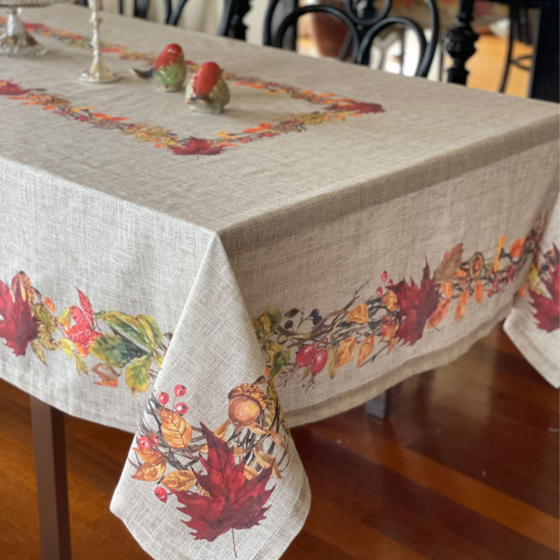 Harvest Floral Tablecloth, 144" x 63"