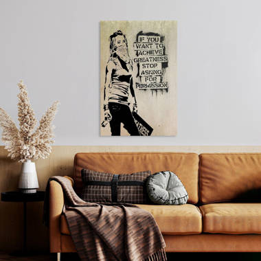 BANKSY ANARCHIST PUNK and Mother Punk Wall Art Anarchist Poster Banksy Wall  Art Banksy Canvas Graffiti Wall Art Pop Art Wall Art Street Art 