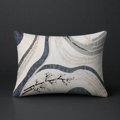 Modern Contemporary Indoor and Outdoor Throw Pillow