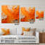 Tangerine Tango I - paysage abstrait, art mural acrylique-1952894589