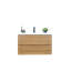 Base de meuble-lavabo simple 36 po fixée au mur seulement-57912178