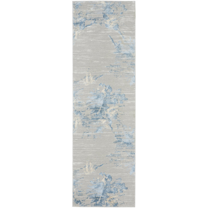 Pyrrhos Abstract Area Rug, Runner 27 x 87cm