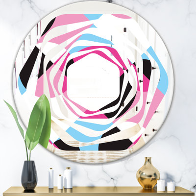 Miroir mural moderne sans cadre whirl abstract geometry i