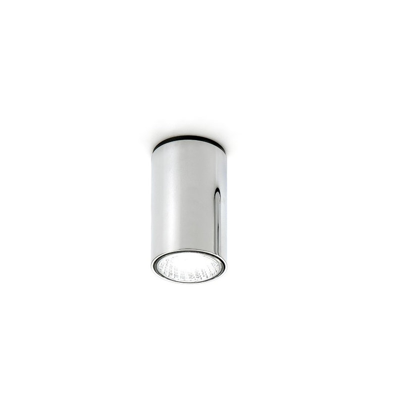 Kronn 1-Light Flush Mount, Chrome/4.5" H x 4.5" W x 2.75" D 