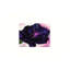 Art mural en toile noire et mauve sans cadre 24 "x 18"