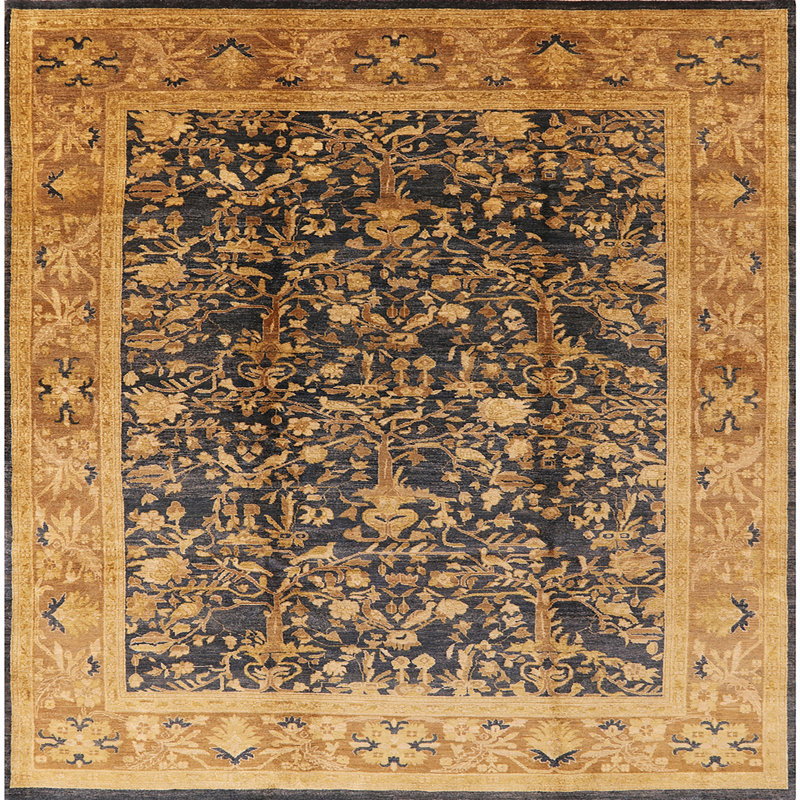 Epsilon Oriental Indoor Rug, Square 8'