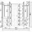 Kellett 2 Door Manufactured Wood Wardrobe