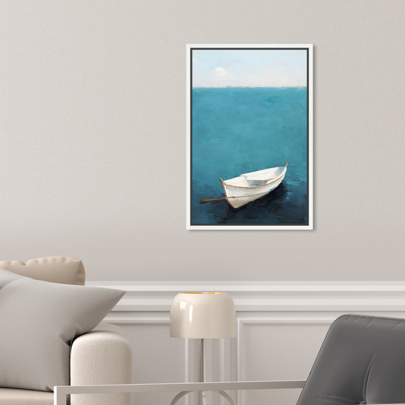 Côte perdue - Impression sur toile, Toile avec cadre flottant, H 16 po x l 11 po, Noir