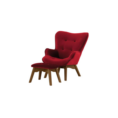 Batson Children's Armchair With Footstool
