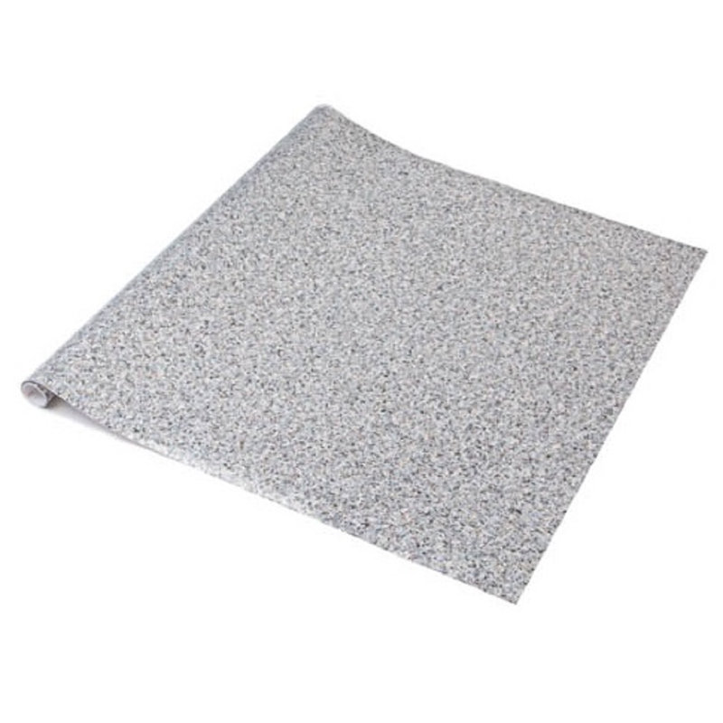 Neace 2m x 67.5cm Peel & Stick Wallpaper Roll, Granite Porrinho Grey